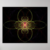 The Red Medallion By Alexandra Cook aka Linandara Print