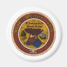 The Red Pirate Inn Fridge Magnets
