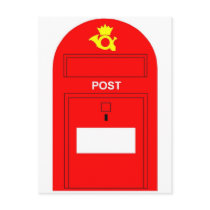 The Red Postbox Post Card