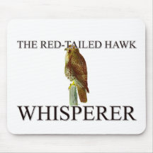 The Red-Tailed Hawk Whisperer Mouse Pad