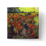 The Red Vinyard by Vincent Van Gogh Buttons