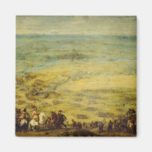 The Relief of the Fortress of Lerida Refrigerator Magnets
