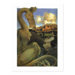 The Reluctant Dragon, Maxfield Parrish Post Card