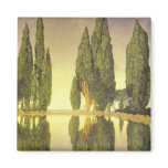 "The Reservoir...", by Maxfield Parrish magnets