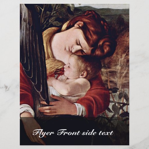 The Rest On The Flight Into Egypt  By Michelangelo Flyer Design