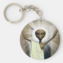 The Resurrection Of Alien Jesus Key Chain
