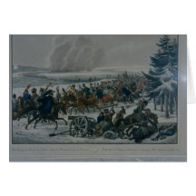 The retreat of the French army from Moscow Cards