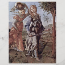 The Return Of Judith To Bethulia By Botticelli Personalized Flyer