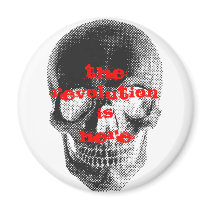 The Revolution Is Here Magnets