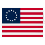 The Revolutionary War Betsy Ross Flag Greeting Card