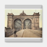 The Rhine Bridge, Mannheim, Baden, Germany rare Ph Refrigerator Magnet