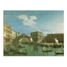 The Rialto Bridge, Venice Postcard