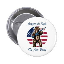 The Right to Arm Bears Pinback Button