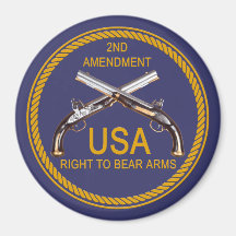 The Right To Bear Arms 3 Refrigerator Magnet
