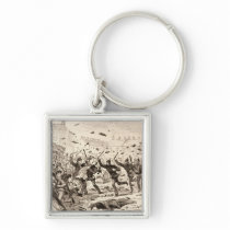 The Riots in Belfast Keychains