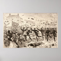 The Riots in Belfast Poster