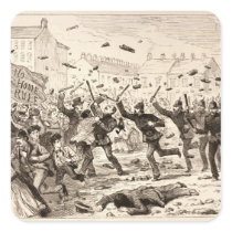The Riots in Belfast Stickers