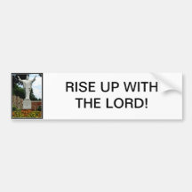 The Risen Jesus Bumper Sticker