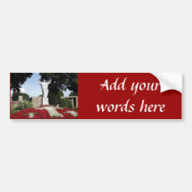 The Risen Jesus Christ statue Bumper Sticker