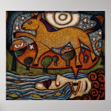 The River Dreams its Swiftness Print