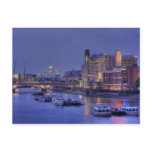 The River Thames at Dusk Postcard