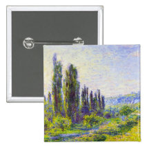 The Road from Vetheuil Claude Monet cool, old, mas Button