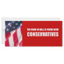 The Road to hell is paved with Conservatives Rack Card Design