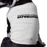 The road to Hell is paved with Republicans pet clothing
