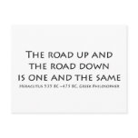 The road up