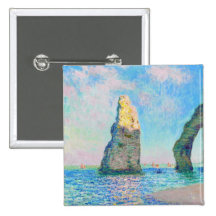 The Rock Needle and the Porte d'Aval Claude Monet Pins