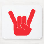 The Rock Sign mousepads