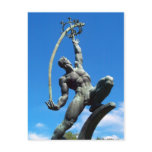 The Rocket Thrower Postcard