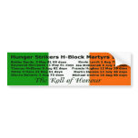 The Roll of Honour bumper stickers