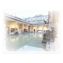 The Roman Baths, Bath Postcards