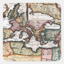 The Roman Empire Square Sticker