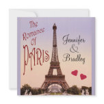 The Romance of Paris ~ Vintage Wedding invitations