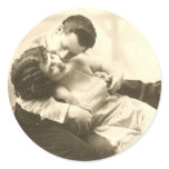 The romantic kiss sticker