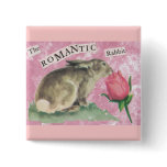 The Romantic Rabbit Button