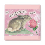 The Romantic Rabbit Magnets