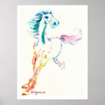 The Romping Horse Print and Poster