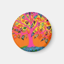 The Root Of Knowledge - Tree Of Life Fridge Magnets
