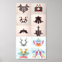 The Rorschach Test Ink Blots All 10 Plates 1-10