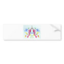 The Rorschach Test Ink Blots Plate 10 Crab Lobster bumper stickers