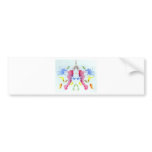 The Rorschach Test Ink Blots Plate 10 Crab Lobster bumper stickers
