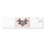 The Rorschach Test Ink Blots Plate 1 Bat, Moth bumper stickers
