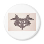 The Rorschach Test Ink Blots Plate 1 Bat, Moth magnets
