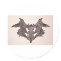 The Rorschach Test Ink Blots Plate 1 Bat, Moth
