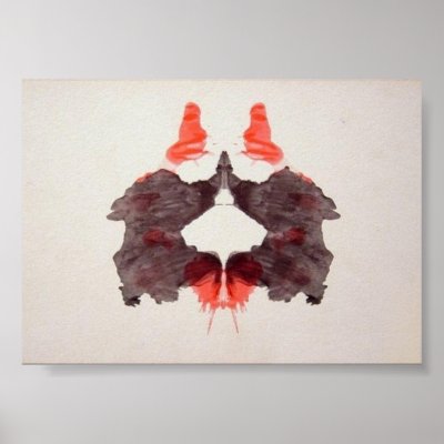 The Rorschach Test Ink Blots Plate 2 Posters by inquester