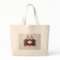 The Rorschach Test Ink Blots Plate 2 Two Humans Bag