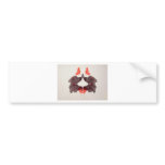 The Rorschach Test Ink Blots Plate 2 Two Humans bumper stickers